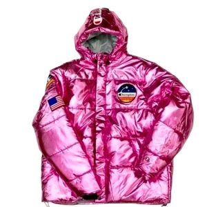 Champion Neon Pink Bubble Jacket